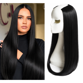 Extensii Front Lace (Semiperuca) DeLuxe Negru Intens